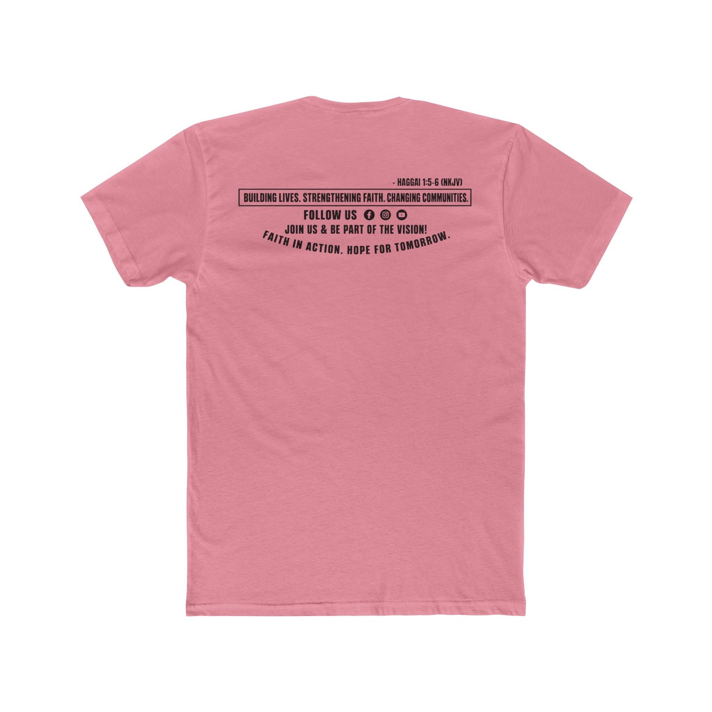 Haggai Vision Ministry Logo Tee | Christian Faith T-Shirt
