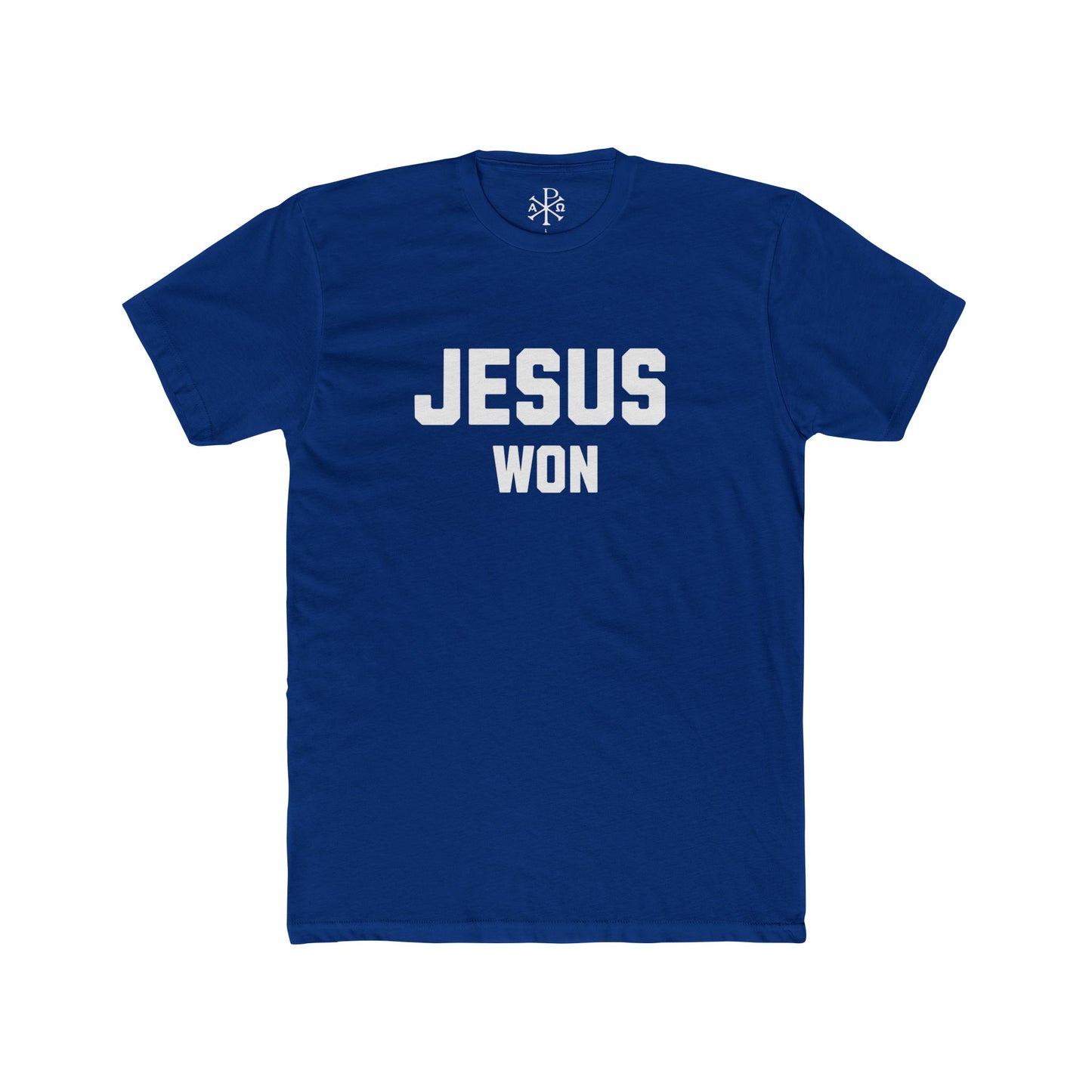JESUS WON Blue/White