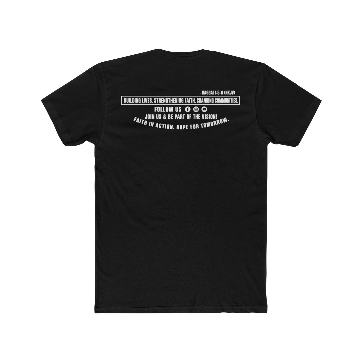 Haggai Vision Ministry Logo Tee | Christian Faith T-Shirt