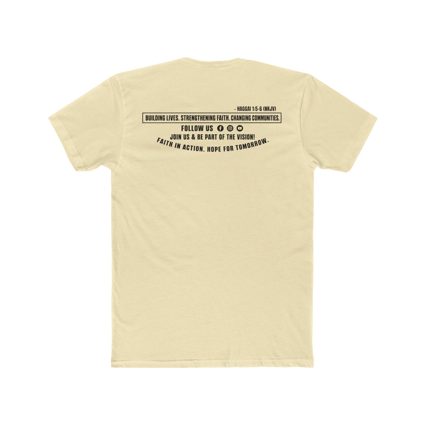 Haggai Vision Ministry Logo Tee | Christian Faith T-Shirt