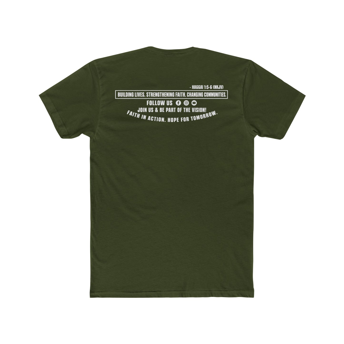 Haggai Vision Ministry Logo Tee | Christian Faith T-Shirt